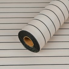 Покриття вінілове самоклеюче 3D рейки Кедр Срібний 600х2900х3мм SW-00002902