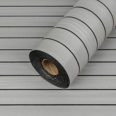 Покриття вінілове самоклеюче 3D рейки Білий Шпон 600х2900х3мм SW-00002904