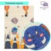 Дитячий складний термокилимок 117см х 177см х 8мм Повітряні кульки - Ведмедики (301) SW-00003031
