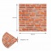 Декоративна 3D панель самоклейка 700х770х3мм Руда Катеринославська цегла (044-3) SW-00000696