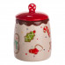 Банка для сипучих продуктів з кришкою з порцеляни 9×13 (см) Merry Christmas CR-1-42 Банка для сипучих продуктів з кришкою з порцеляни 9×13 (см) Merry Christmas CR-1-42