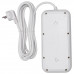 Мережевий фільтр-подовжувач 6 розеток 4xUSB-A 2xUSB-C 5м білий  HP-5-53