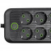 Мережевий фільтр-подовжувач 6 розеток 4 USB-A + 2USB Type-C 5м HP-5-54