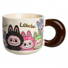 Чашка порцелянова Labubu 400 (мл) подарункова Yiwu FM-21C Чашка порцелянова Labubu 400 (мл) подарункова Yiwu FM-21C