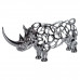 Декоративна фігурка Rhinoceros 23x6x10 см металева HP-7-23 Декоративна фігурка Rhinoceros 23x6x10 см металева HP-7-23