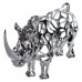 Декоративна фігурка Rhinoceros 23x6x10 см металева HP-7-23 Декоративна фігурка Rhinoceros 23x6x10 см металева HP-7-23