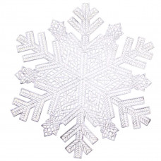Килимок для сервірування столу Snowflake 38 см срібло HP-36327-21 Килимок для сервірування столу Snowflake 38 см срібло HP-36327-21