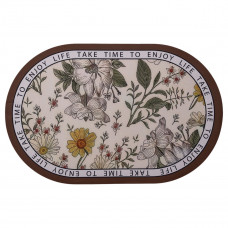 Килимок діатомітовий Floral Oval 58*38 см універсальний овальний HP-42-50 Килимок діатомітовий Floral Oval 58*38 см універсальний овальний HP-42-50