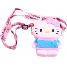 Дитяча силіконова сумочка Hello Kitty 13*10*3 см Рожева HP-55-1P Дитяча силіконова сумочка Hello Kitty 13*10*3 см Рожева HP-55-1P