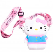 Дитяча силіконова сумочка Hello Kitty 13*10*3 см Білий HP-55-1W Дитяча силіконова сумочка Hello Kitty 13*10*3 см Білий HP-55-1W