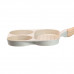 Сковорода квадратна порційна на 3 секції з антипригарним покриттям бежева HP39571W