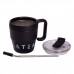 Термочашка Coffee & Tea з трубочкою чорна HP-14-23B Термочашка Coffee & Tea з трубочкою чорна HP-14-23B
