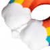 Подушка для шиї Rainbow U-подібна, синій HP-56-13BL
