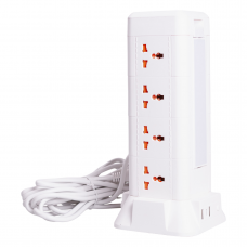 Мережевий фільтр подовжувач 4.8 м з лампою на 12 універсальних розеток з 2 USB 1 Type-C бездротова зарядка HP-5-11MF Мережевий фільтр подовжувач 4.8 м з лампою на 12 універсальних розеток з 2 USB 1 Type-C бездротова зарядка HP-5-11MF