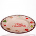 Новорічна тарілка з порцеляни Merry Christmas т Ø27.5 см CR-1-39 Новорічна тарілка з порцеляни Merry Christmas т Ø27.5 см CR-1-39