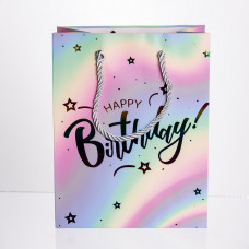 Набір подарункових пакетів з паперу 12 (шт) Happy Birthday 18×10×23 (см) HP-10359-15 Набір подарункових пакетів з паперу 12 (шт) Happy Birthday 18×10×23 (см) HP-10359-15