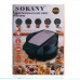 Мультипекар Sokany SK-08105 5 в 1 600 Вт з антипригарними панелями: для вафель, коржів, пончиків, горішків, фігурного печива Мультипекар Sokany SK-08105 5 в 1 600 Вт з антипригарними панелями: для вафель, коржів, пончиків, горішків, фігурного печива