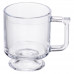 Набір чашок 6 шт для чаю та кави Goblet по 300 (мл) кружки скляні Прозорий HP-19-L6 Набір чашок 6 шт для чаю та кави Goblet по 300 (мл) кружки скляні Прозорий HP-19-L6