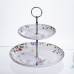 Етажерка Garden Rabbits порцелянова для фруктів та десертів 23*24 см HP-7323-6 Етажерка Garden Rabbits порцелянова для фруктів та десертів 23*24 см HP-7323-6