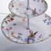 Етажерка Garden Rabbits порцелянова для фруктів та десертів 23*24 см HP-7323-6 Етажерка Garden Rabbits порцелянова для фруктів та десертів 23*24 см HP-7323-6