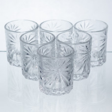 Набір чарок для віскі Shot glass 6 штук по 75 мл HP-17-34