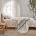 Покривало на дитяче ліжко 80*160 см льон сірий Colorful Home 503-53-150-G