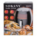 Аерофритюрниця Sokany на 8 літрів 1800 Вт чорна SK8013 Аерофритюрниця Sokany на 8 літрів 1800 Вт чорна SK8013