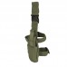 Тактическая набедренная кобура на ногу AOKALI Outdoor B18 Green Тактическая набедренная кобура на ногу AOKALI Outdoor B18 Green