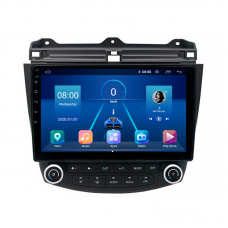 Штатная магнитола Lesko для Honda Accord VII 2002-2006 экран 10" 4/32Gb 4G Wi-Fi GPS Top