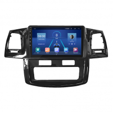 Штатная магнитола Lesko для Toyota Fortuner I 2005-2015 экран 9" 2/32Gb 4G Wi-Fi GPS Top