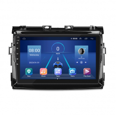 Штатная магнитола Lesko для Toyota Estima III Рестайлинг 2 2012-2016 экран 9" 4/32Gb 4G Wi-Fi GPS Top