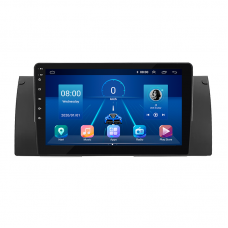 Штатная магнитола Lesko для BMW 5 серии IV (E39) Рестайлинг 2000-2004 экран 9" 6/128Gb 4G Wi-Fi GPS Top