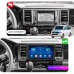 Штатная магнитола Lesko для Volkswagen Transporter T6 2015-2019 экран 9" 4/64Gb 4G Wi-Fi GPS Top
