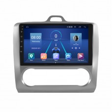 Штатная магнитола Lesko для Ford Focus II 2004-2008 экран 9" 2/32Gb 4G Wi-Fi GPS Top
