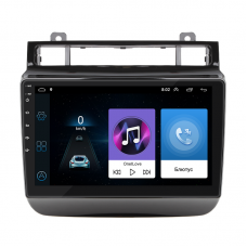 Штатная магнитола Lesko для Volkswagen Touareg II Рестайлинг 2014-2018 экран 9" 1/16Gb Wi-Fi GPS Base