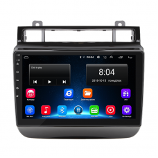 Штатная магнитола Lesko для Volkswagen Touareg II Рестайлинг 2014-2018 экран 9" 2/32Gb Wi-Fi GPS Base