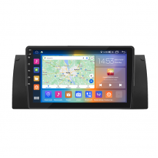 Штатная магнитола Lesko для BMW X5 I (E53) Рестайлинг 2003-2006 экран 9" 2/32Gb CarPlay 4G Wi-Fi GPS Prime