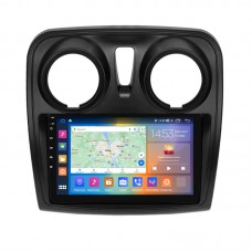 Штатная магнитола Lesko для Dacia Sandero II 2012-2016 экран 9" 2/32Gb CarPlay 4G Wi-Fi GPS Prime