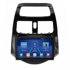 Штатная магнитола Lesko для Chevrolet Spark III 2009-2016 экран 9" 6/128Gb 4G Wi-Fi GPS Top