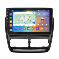 Штатная магнитола Lesko для Fiat Doblo II 2009-2015 экран 10" 4/64Gb CarPlay 4G Wi-Fi GPS Prime