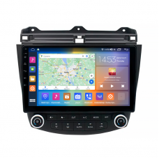 Штатная магнитола Lesko для Honda Accord VII 2002-2006 экран 10" 4/64Gb CarPlay 4G Wi-Fi GPS Prime
