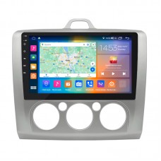 Штатная магнитола Lesko для Ford Focus II (North America) 2007-2010 экран 9" 2/32Gb CarPlay 4G Wi-Fi GPS Prime