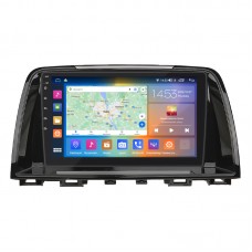Штатная магнитола Lesko для Mazda 6 III (GJ) 2012-2015 экран 9" 2/32Gb CarPlay 4G Wi-Fi GPS Prime