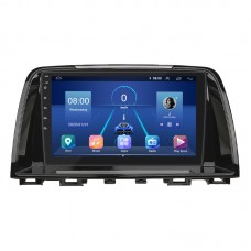 Штатная магнитола Lesko для Mazda 6 III (GJ) 2012-2015 экран 9" 2/32Gb 4G Wi-Fi GPS Top