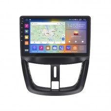 Штатная магнитола Lesko для Peugeot 207 I Рестайлинг 2009-2015 экран 9" 4/64Gb CarPlay 4G Wi-Fi GPS Prime
