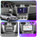 Штатная магнитола Lesko для Chrysler Sebring III 2006-2010 экран 9" 4/32Gb 4G Wi-Fi GPS Top