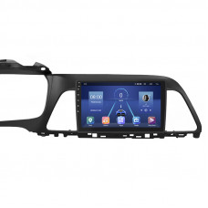 Штатная магнитола Lesko для Hyundai Sonata VII (LF) 2014-2017 экран 9" 4/32Gb 4G Wi-Fi GPS Top