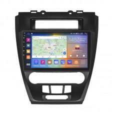 Штатная магнитола Lesko для Ford Fusion I Рестайлинг 2009-2012 экран 10" 4/64Gb CarPlay 4G Wi-Fi GPS Prime