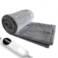 Плед одеяло с подогревом от сети 220 вольт QNS-PT180*150 см Gray Плед одеяло с подогревом от сети 220 вольт QNS-PT180*150 см Gray