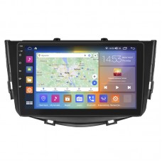 Штатная магнитола Lesko для Lifan X60 I Рестайлинг 2015-2016 экран 9" 4/64Gb CarPlay 4G Wi-Fi GPS Prime